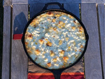 Skillet Cornbread Pudding